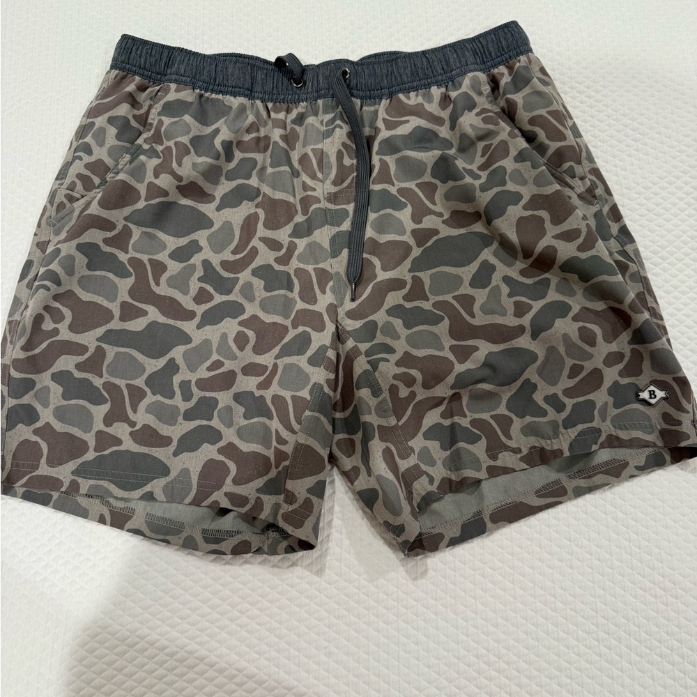 Camouflage Patterned Shorts